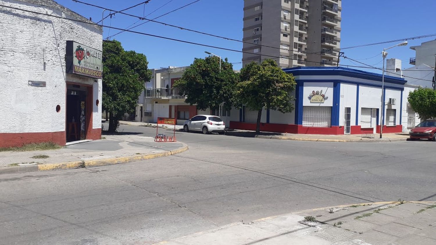 Perros callejeros hicieron caer a una ciclista y sufrió heridas graves