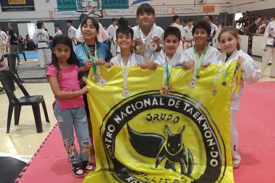 Ben Hur participó de un encuentro de Taekwondo