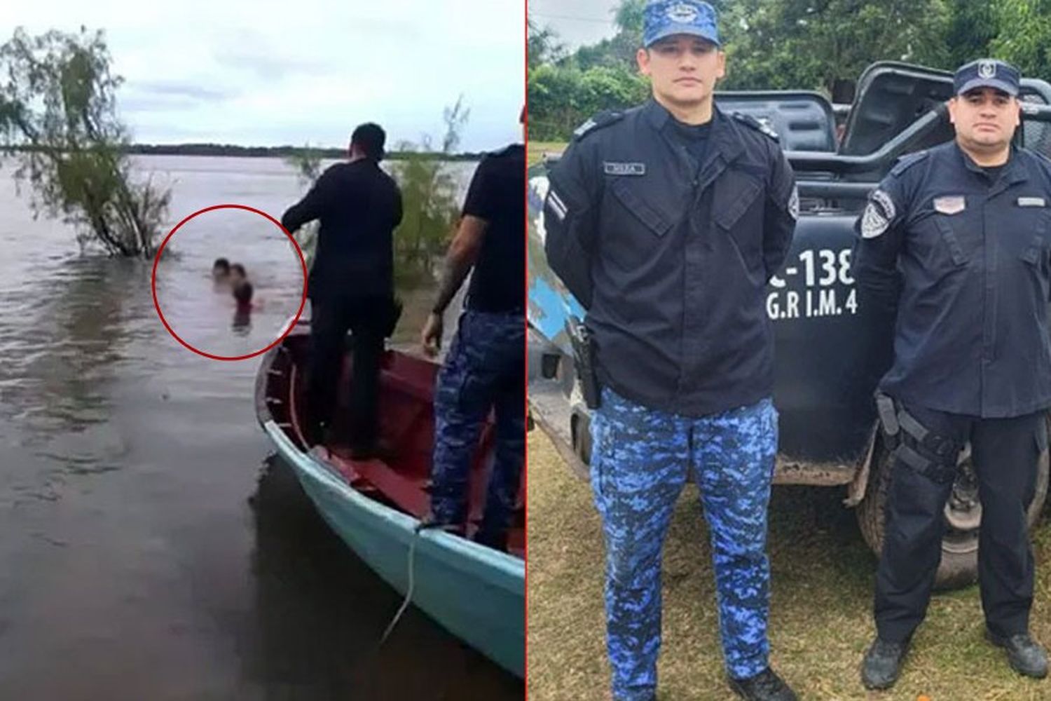 Intentaron rescatar a una amiga que se tiró al agua y casi mueren ahogadas en el río Paraná