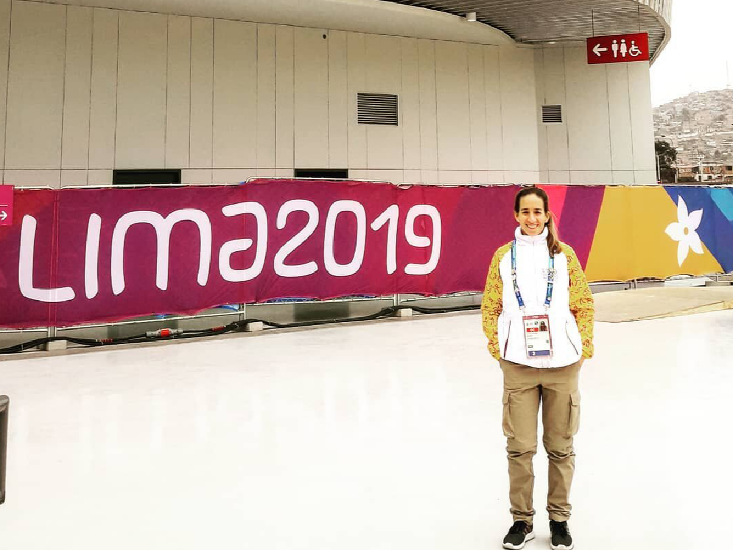 Ser voluntaria donde se reúne el deporte