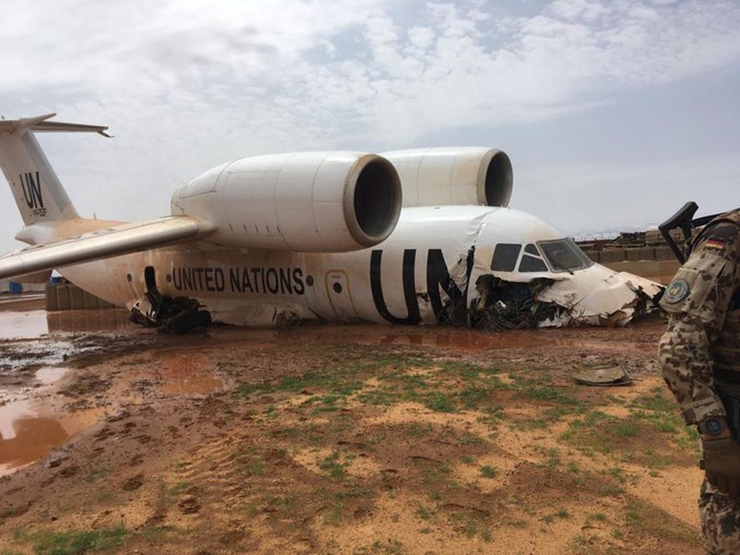 Accidente de un An-74 operando para la ONU en Mali