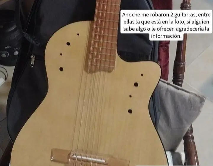 Martín García necesita recuperar sus instrumentos.