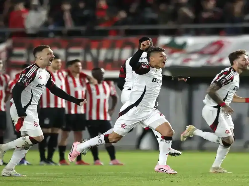 El Pincha quedó afuera de la Libertadores por penales ante Flamengo. Foto: EFE