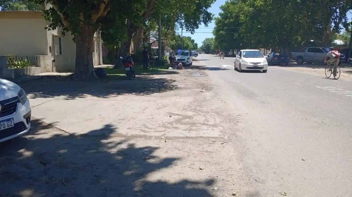 El accidente ocurrió en Boulevard Moreno y Ansaloni.