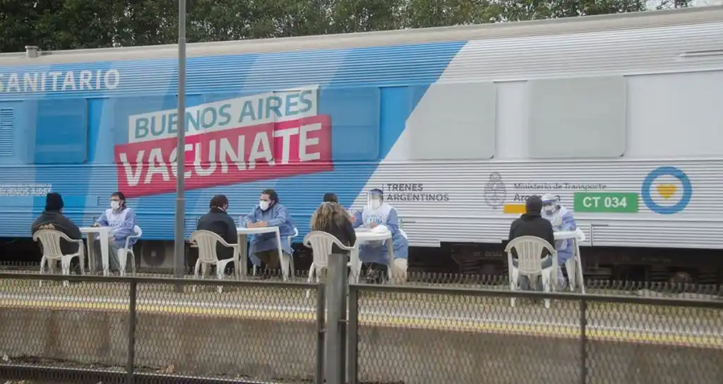 Tren Sanitario en Bahía Blanca: “Nos desbordó la demanda en hisopados"