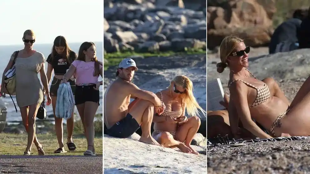 Los días de Nicole Neumann con sus hijas y su marido Manu Urcera en Punta del Este: mimos al sol, caminatas y sesión de fotos