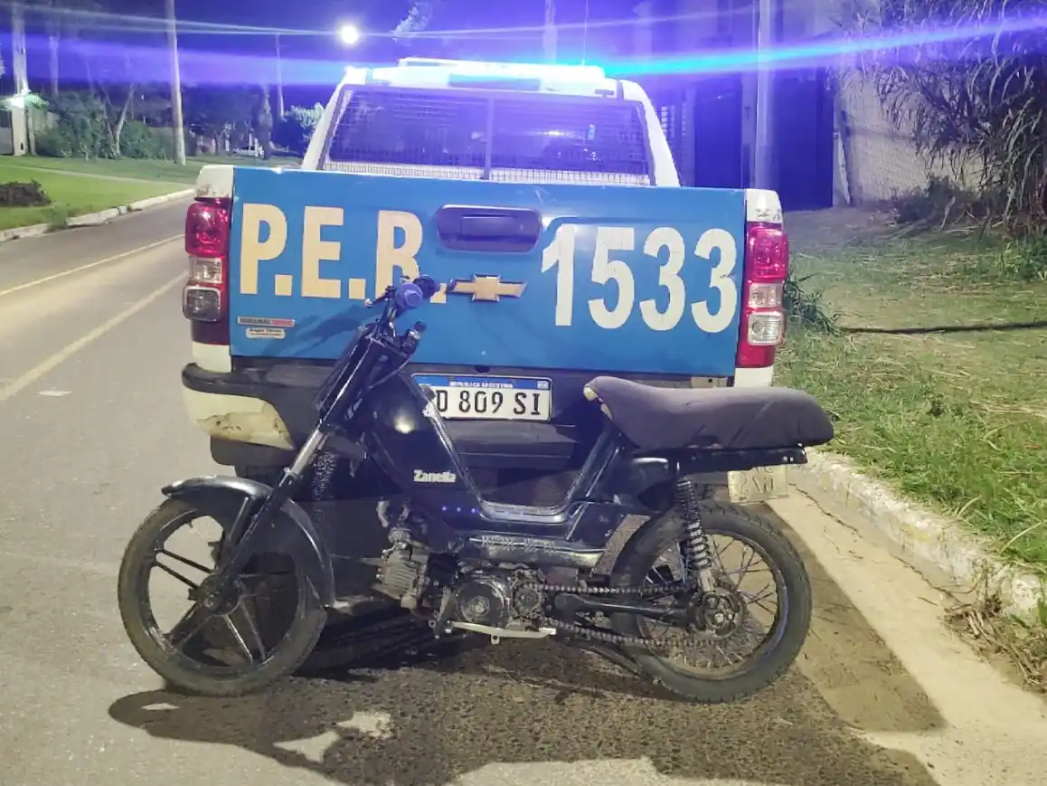 Recuperaron una motocicleta con pedido de secuestro vigente