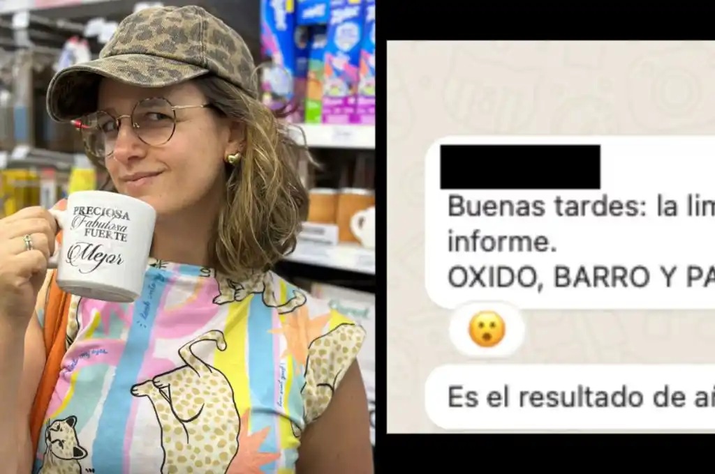 Fueron a limpiar un tanque de agua y adentro encontraron algo asqueroso: “Es el resultado de años…” (Foto: X/@conurbanera)