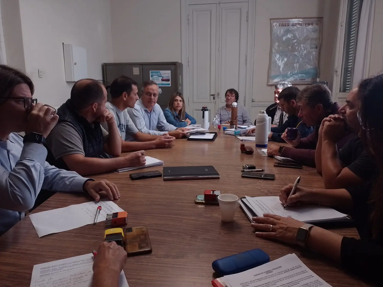 La Comisión de Hacienda se reunió con Guillermo Rossotti y Agustín Rubiños