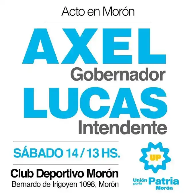Kicillof en Morín.