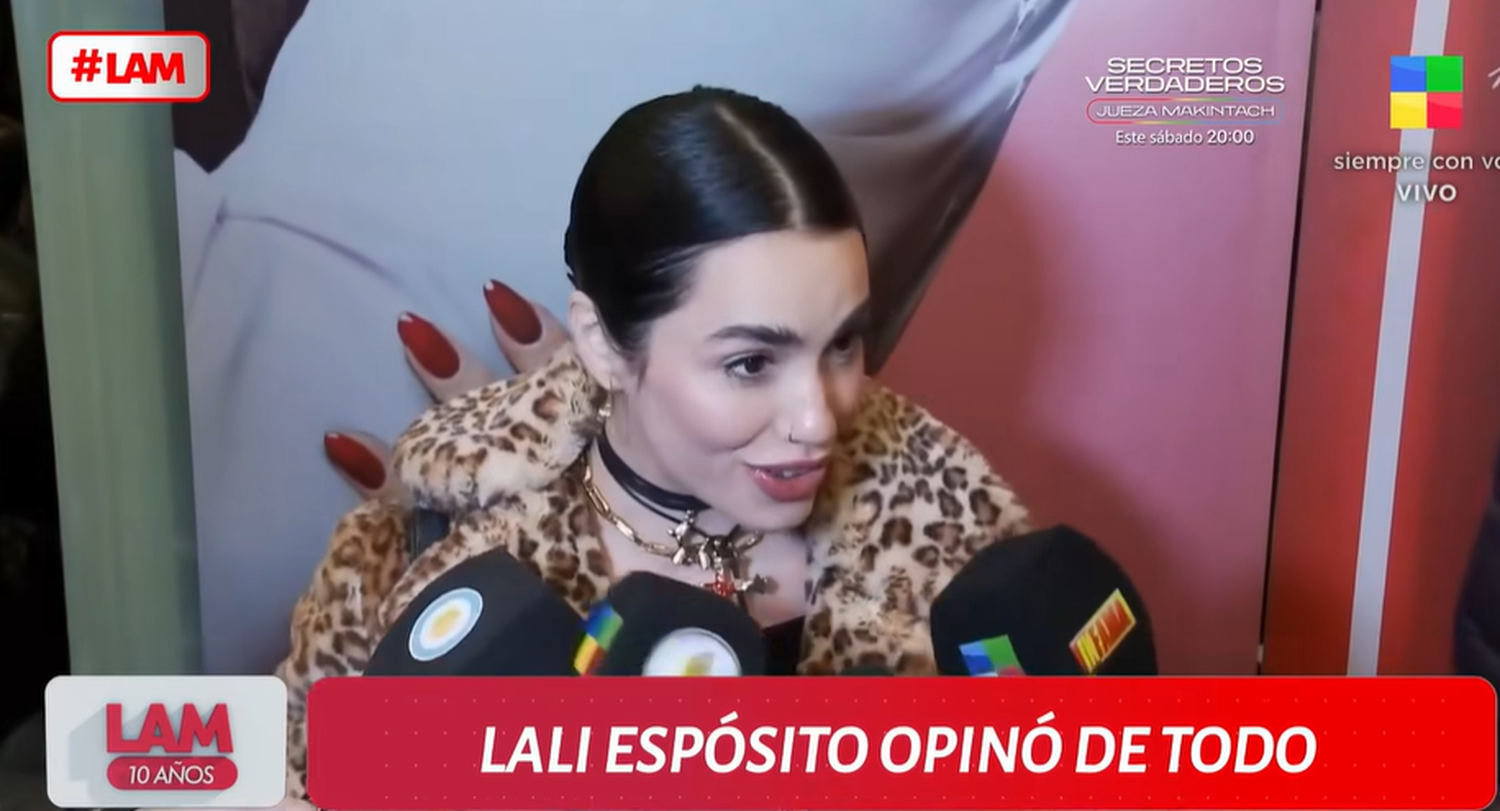 Lali contundente: “Hay cosas importantes como el Garrahan y hablamos de la empanada de Ricardo Darín”