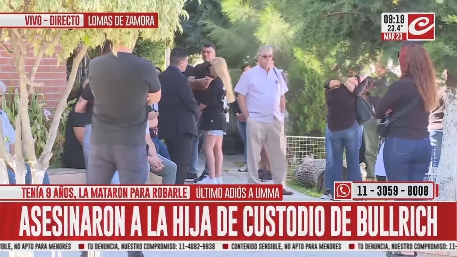 El dolor de los familiares de Umma en su velatorio.