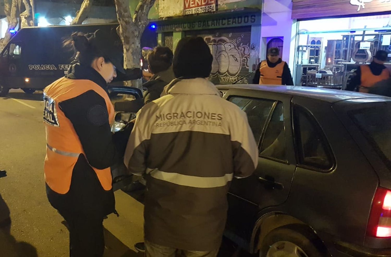 Gran operativo policial en la Zona Roja de Mar del Plata