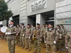 La Banda del Ejército estuvo presente en El Eco por el Día de la Escarapela