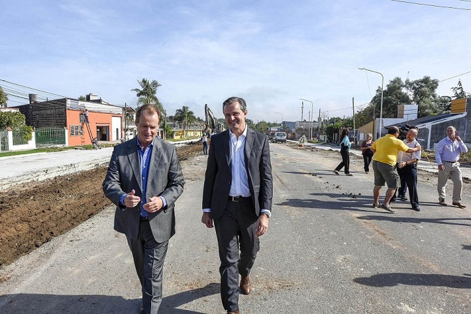 Bordet y Bahl recorrieron el acceso sur a Paraná y proyectaron nuevas obras