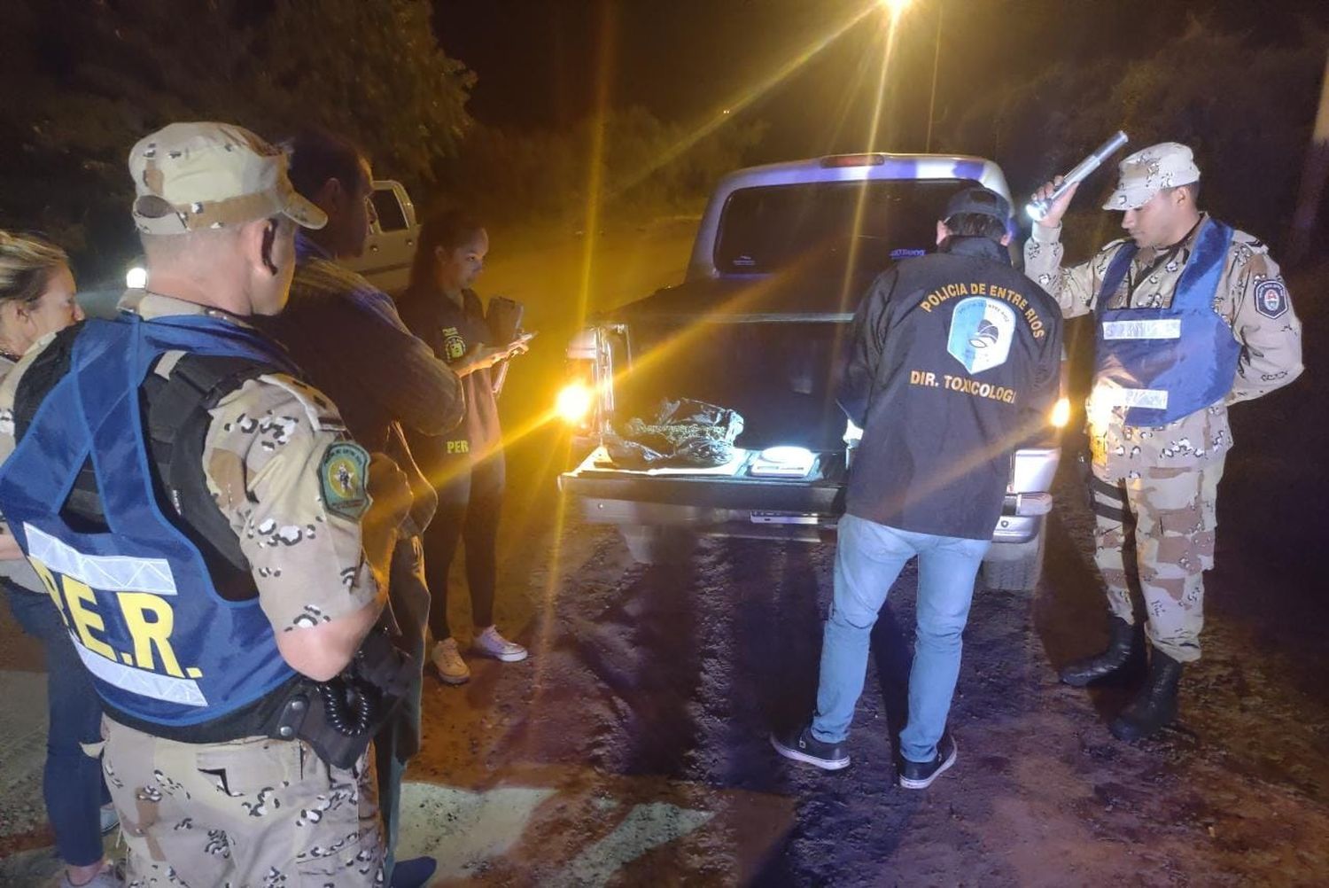 Secuestraron marihuana en un operativo realizado sobre el puente de Arroyo el Cura