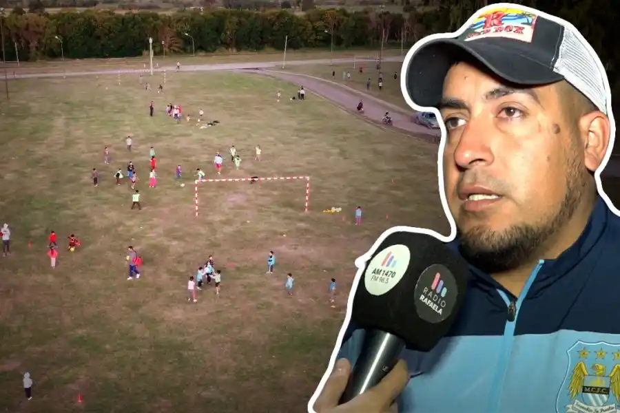 VIDEO | Se hizo la luz para la Escuelita de Fútbol del barrio 2 de Abril: "La verdad es que están muy contentos los chicos"