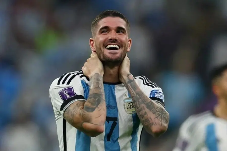 ¡Apa! Según una encuesta, De Paul es el futbolista más sexy del Mundial