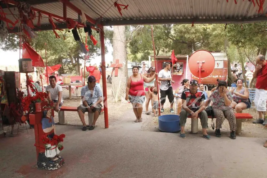 Procesión y fiesta en el Santuario del Gauchito Gil