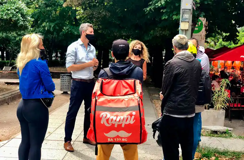 Delivery: buscan mejorar las condiciones laborales de 700 repartidores en Mar del Plata