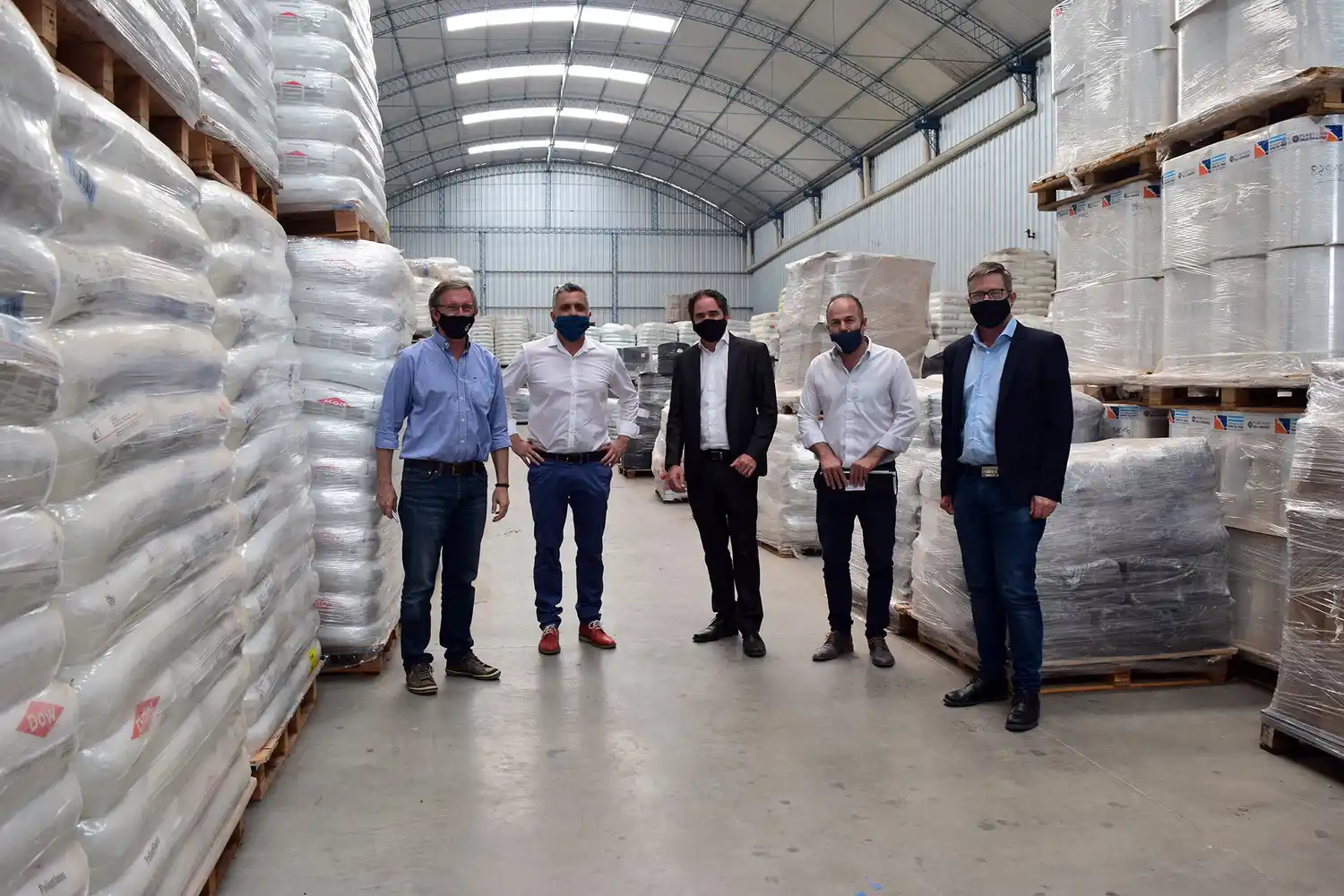 Bahillo firmó convenios para el Área Industrial