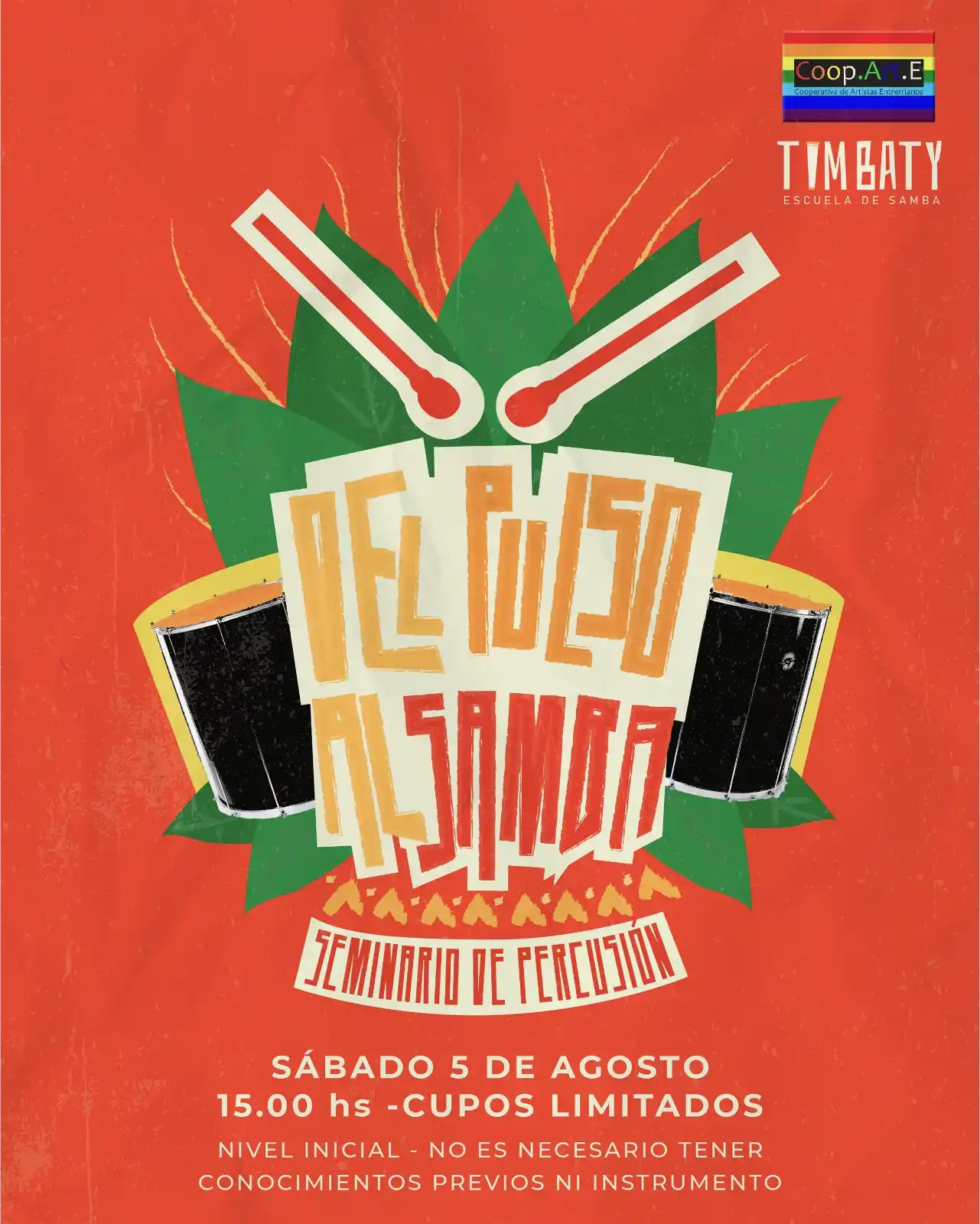 El seminario lo dictará el músico Tomás Saldaña.