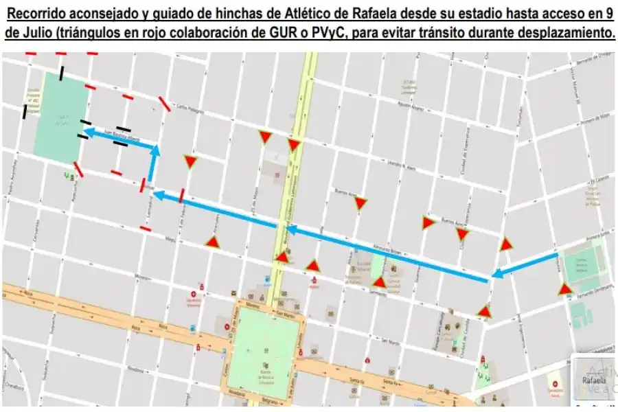 Gentileza: División Operaciones UR V – Dpto. Castellanos