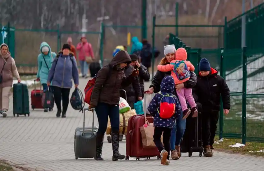 Más de 6 millones de personas huyeron de Ucrania desde el inicio de la invasión rusa