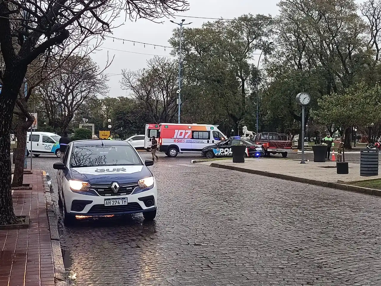 accidente choque pleno centro plaza 25 de mayo - 1