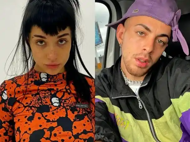 La polémica reacción del novio de María Becerra a su reencuentro con Rusherking