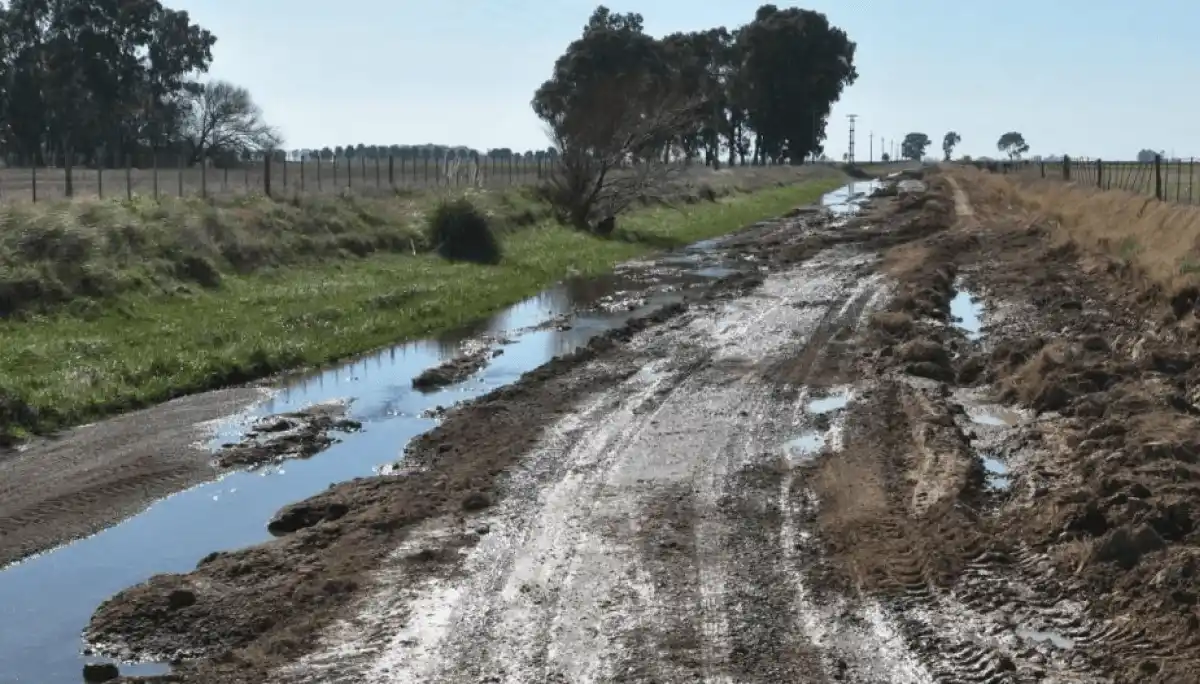 Mal estado de los caminos en Provincia