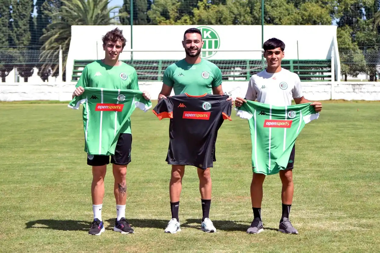 Las tres nuevas incorporaciones del "Dragón" para el Federal "A" (Foto: Prensa Kimberley)
