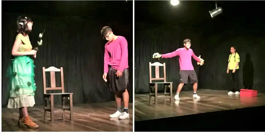 La secundaria 14, con modalidad teatro, pone en escena obras cortas en el Siripo