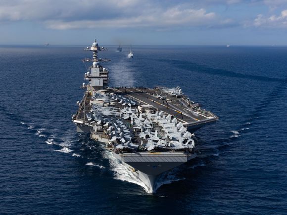 Trump ordena el despliega del portaaviones USS Gerald R. Ford en el Caribe en respuesta a la crisis con Venezuela