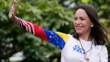 Corina Machado, dirigente opositora venezolana, recibió el Nobel de la Paz.