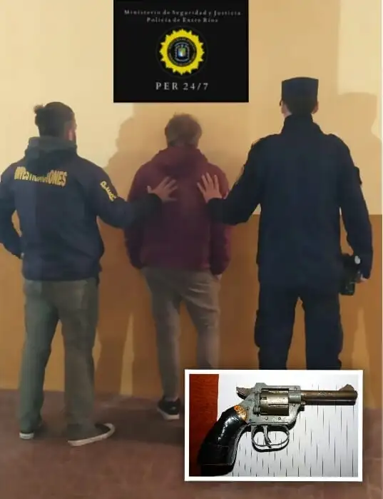 Gualeguaychú: por disputas vecinales, le disparó con un revolver y se entregó