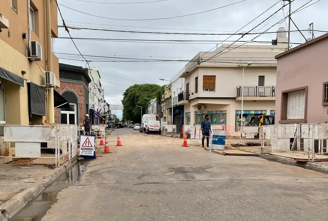 La obra comenzó a fines de febrero y seguirá hasta mediados de abril