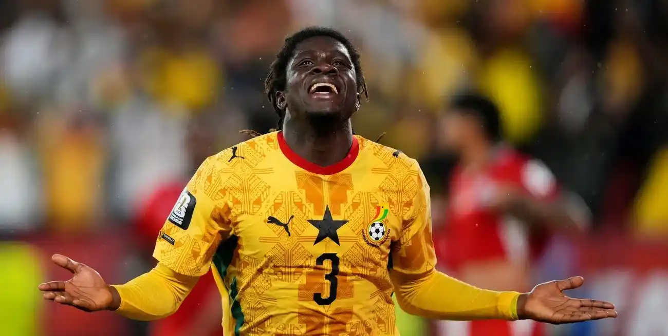 Caleb Yirenkyi, el autor del único gol del partido.