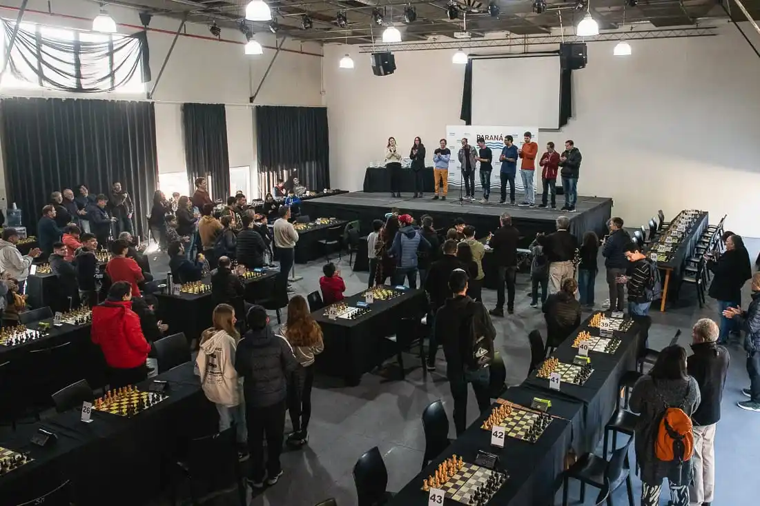 El torneo de Ajedrez Copa Ciudad de Paraná tuvo una gran convocatoria