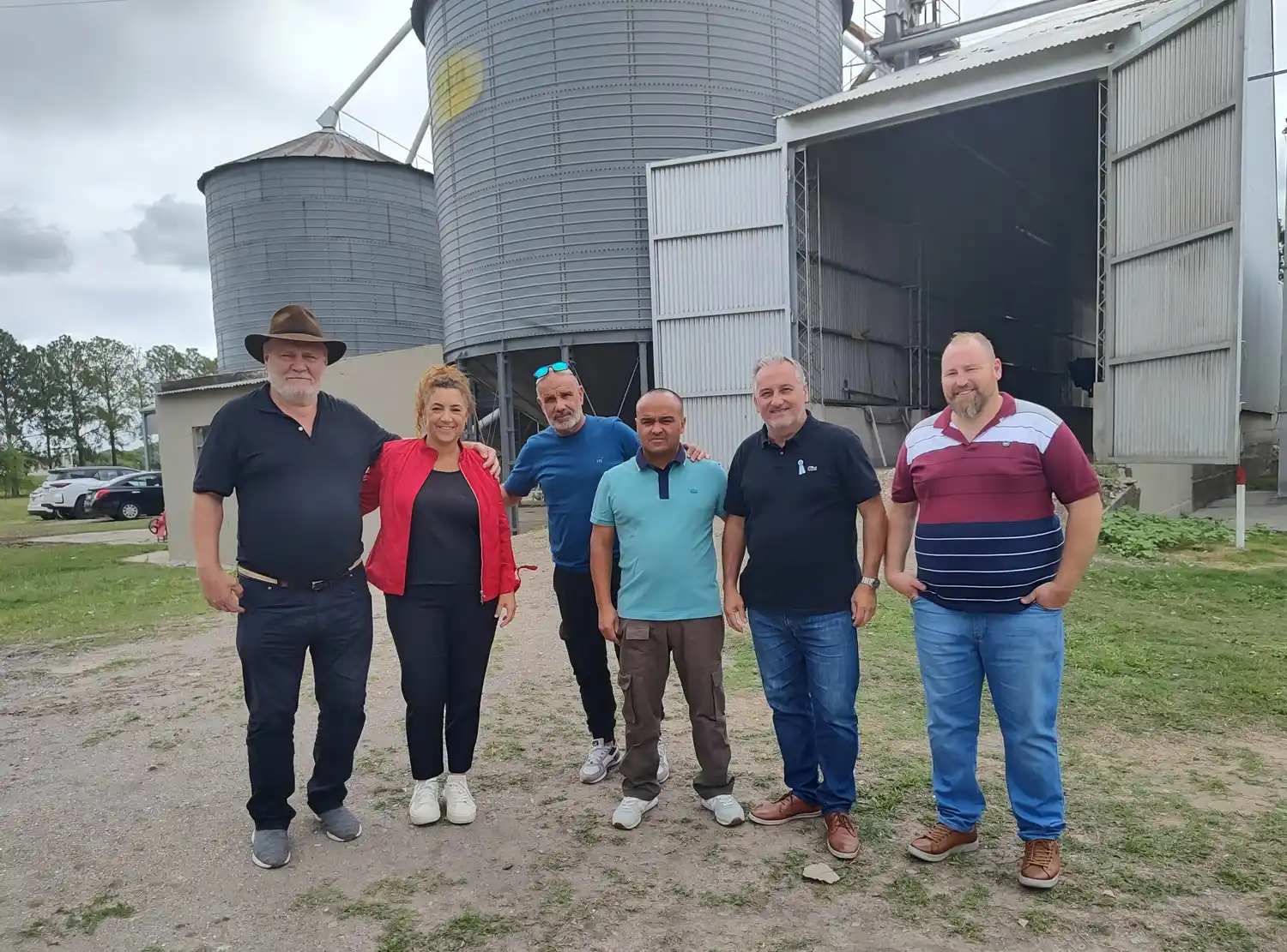 Lewandowski visitó una serie de productores en las tres localidades.