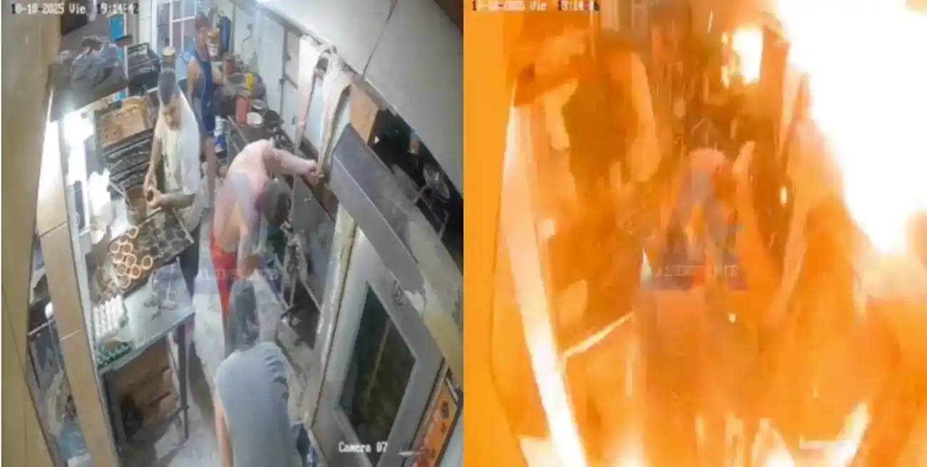 Tres heridos por la explosión de un horno industrial en una rotisería del barrio San José