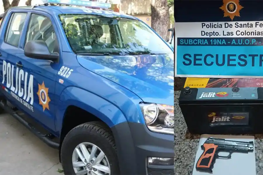 En una entrega controlada recuperan elementos robados y secuestran pistola de juguete