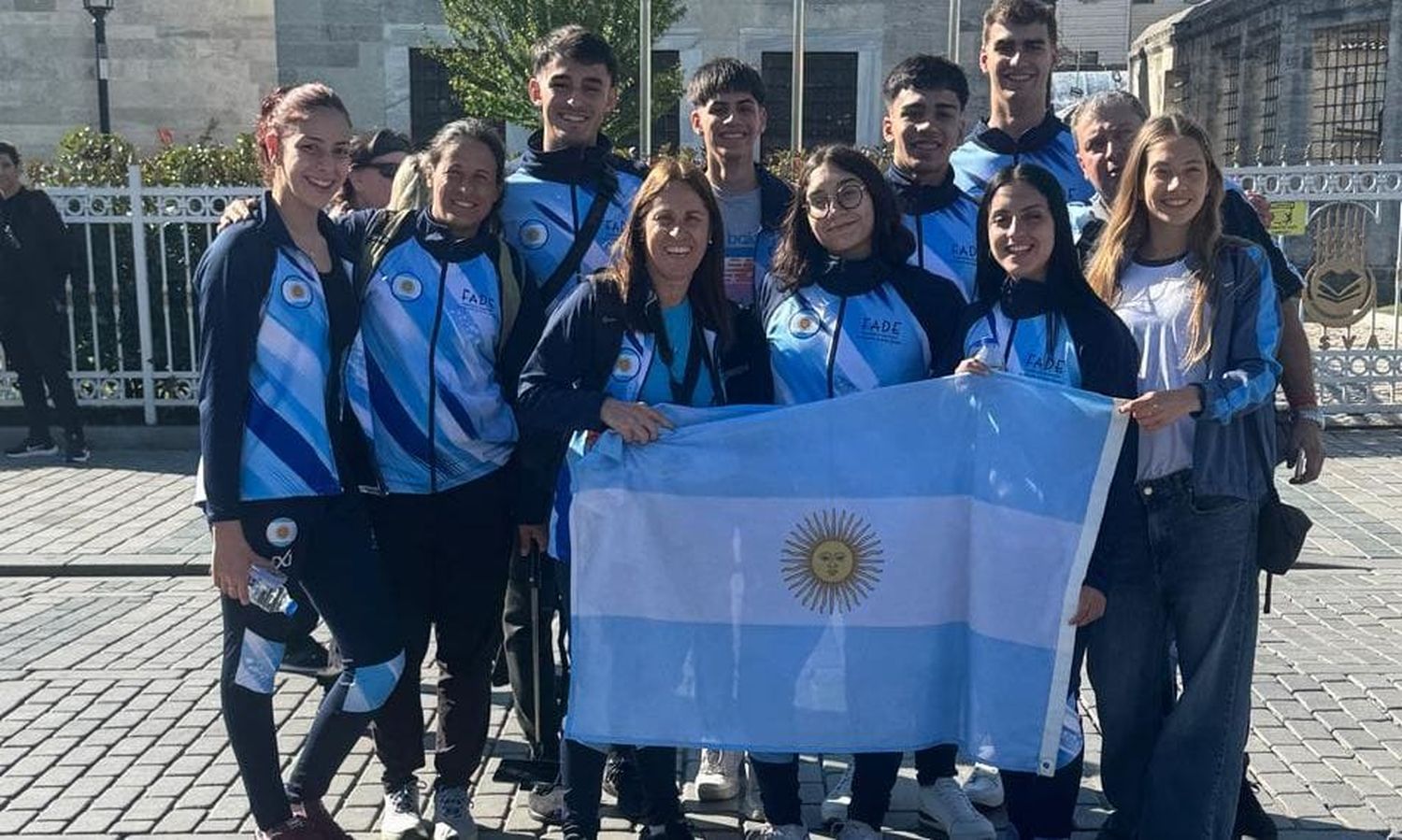 La delegación argentina