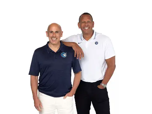 Marc Lore y Álex Rodríguez.