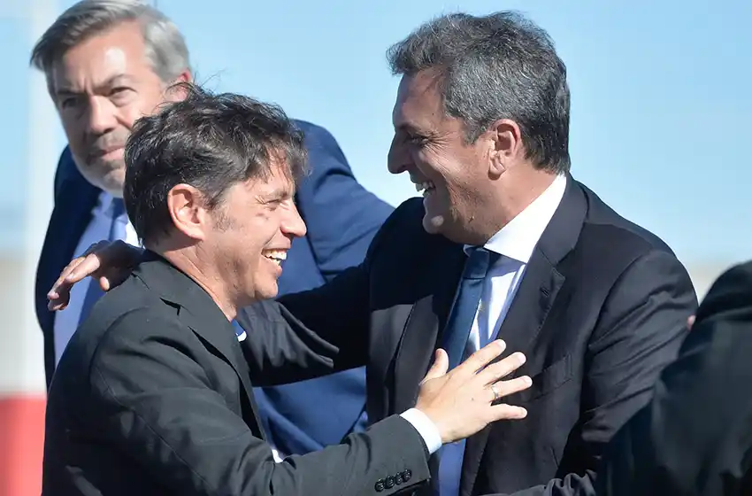 Kicillof y Massa inauguraron el gasoducto que abastecerá a la ciudad de América