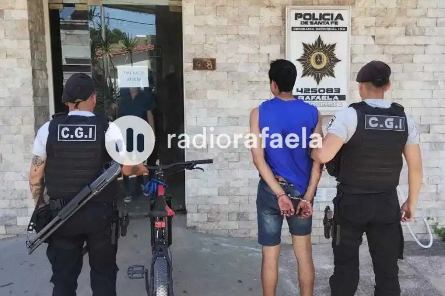 Detuvieron a un hombre por robo