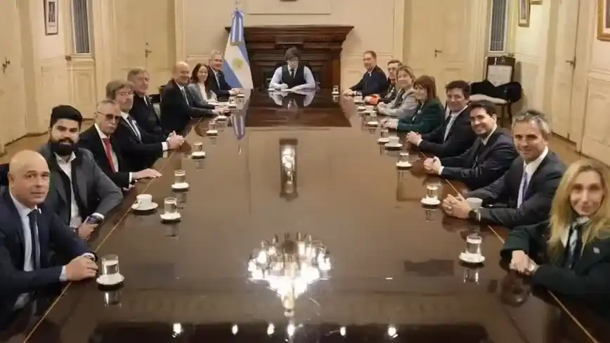 Reunión en la Casa Rosada