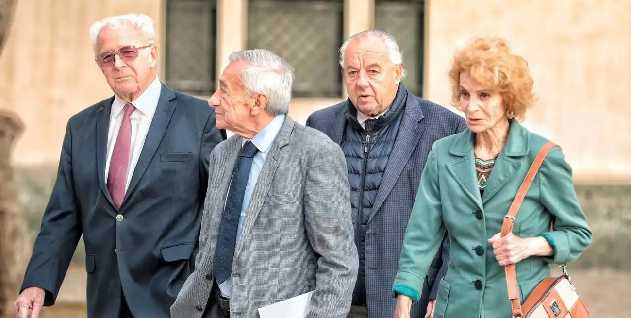 Los ministros de la Corte Suprema de Justicia de Santa Fe presentes en la reunión del pasado domingo.