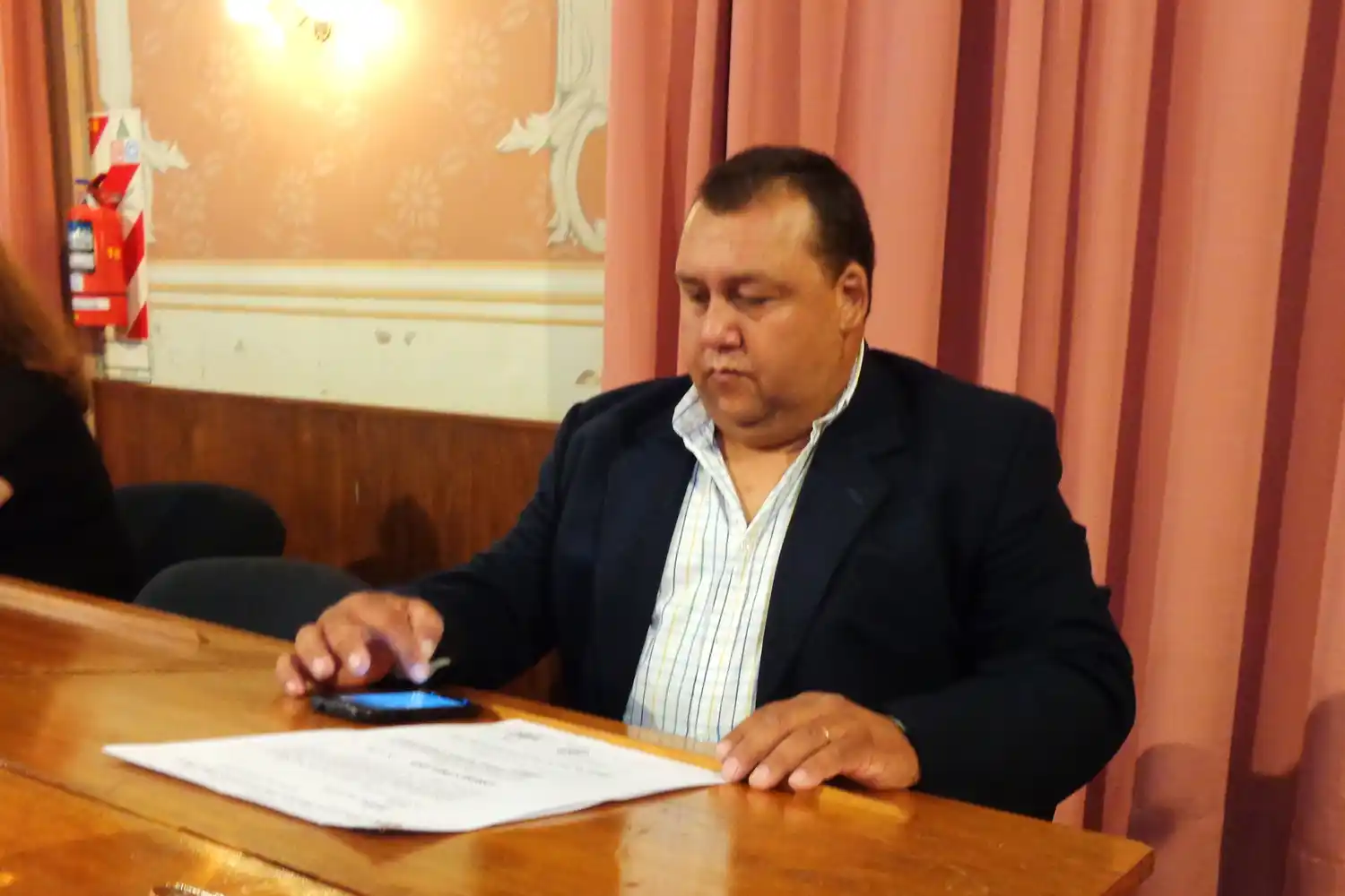 Fernando Espíndola, sindicalista de Camioneros, fue concejal suplente y ocupó varias veces la banca.