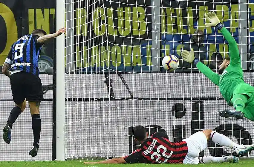 Un gol agónico de Icardi le dio al Inter el triunfo en el clásico